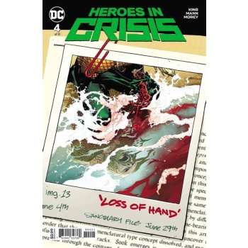 Heroes In Crisis #4 wariant okładki autorstwa Ryana Sooka