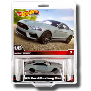 Model samochodu 2021 Ford Mustang Mach 1 Hot Wheels Premium 1:43